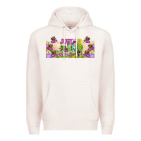 Pale Pink Just Bead Premium Hoodie - CowhideDigitalArt