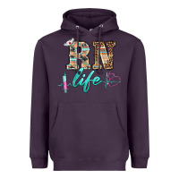 Plum western nurse rn  life Heavyweight Hoodie - BarkalooDesign