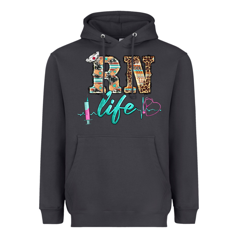 Western Nurse Rn  Life Heavyweight Hoodie by BarkalooDesign | Teevron