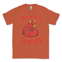 Copper spooky devil rubber duck halloween Classic Tee - longCreatives