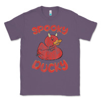 Lavender spooky devil rubber duck halloween Classic Tee - longCreatives