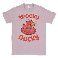 Lilac spooky devil rubber duck halloween Classic Tee - longCreatives