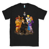 Black surprise!  scooby dog with friends funny halloween Classic Tee - longCreatives