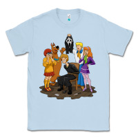 Dusty Blue surprise!  scooby dog with friends funny halloween Classic Tee - longCreatives