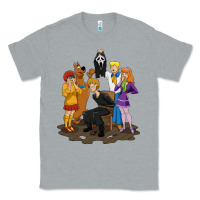 Heather Grey surprise!  scooby dog with friends funny halloween Classic Tee - longCreatives
