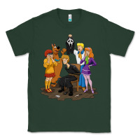 Sports Green surprise!  scooby dog with friends funny halloween Classic Tee - longCreatives