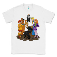 White surprise!  scooby dog with friends funny halloween Classic Tee - longCreatives