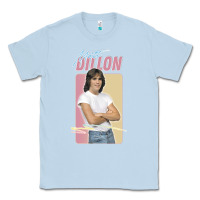 Dusty Blue Matt Dillon - Retro Aesthetic Design Classic Tee - longCreatives