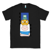 Black Cn Adventure Time Finn Jake Bmo Best Buds Classic Tee - longCreatives