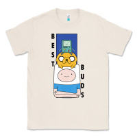 Natural Cn Adventure Time Finn Jake Bmo Best Buds Classic Tee - longCreatives