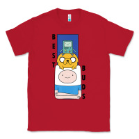 Red Cn Adventure Time Finn Jake Bmo Best Buds Classic Tee - longCreatives