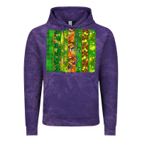 Cloud Purple St. Patrick's Day brushstrokes Vintage Hoodie - HowdyJamesFarm