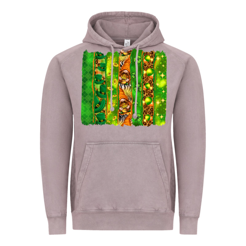 St. Patrick's Day Brushstrokes Vintage Hoodie by HowdyJamesFarm | Teevron