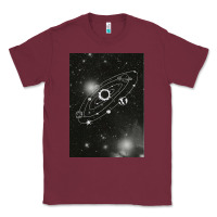 Burgundy Outer Wilds Classic Tee - longCreatives