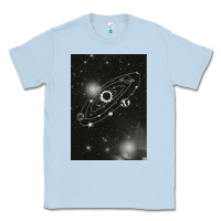 Dusty Blue Outer Wilds Classic Tee - longCreatives