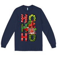 Navy ho ho ho gnomes fa Long Sleeve Tee - FaDigitalArtStudio