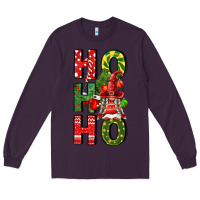 Plum ho ho ho gnomes fa Long Sleeve Tee - FaDigitalArtStudio