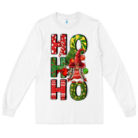 White ho ho ho gnomes fa Long Sleeve Tee - FaDigitalArtStudio