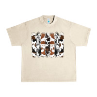 Sandshell cowhide brushstrokes Urban Heavy Tee - RanaPortraitStore