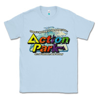 Dusty Blue Funny Action Park New Jersey 1978 Vintage Classic Tee - longCreatives