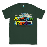 Sports Green Funny Action Park New Jersey 1978 Vintage Classic Tee - longCreatives
