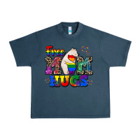 Midnight Navy pride free mom hugs Urban Heavy Tee - CowGirlArtShop