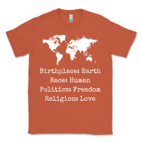 Copper birthplace earth race human politics freedom religion love t shirt Classic Tee - longCreatives