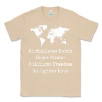 Mushroom birthplace earth race human politics freedom religion love t shirt Classic Tee - longCreatives