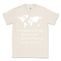 Natural birthplace earth race human politics freedom religion love t shirt Classic Tee - longCreatives