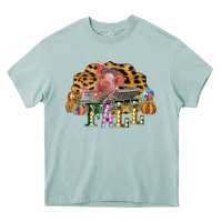 Arona Fall Scene Pumpkin Watercolor Pig Wagon Serape Cheetah Heavy Core Tee - Bettercallsaul