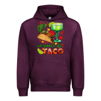 Mauve Wine margarita and taco Urban Hoodie - AdoDesignShop