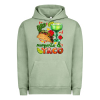 Pigment Oil Green margarita and taco Urban Hoodie - AdoDesignShop