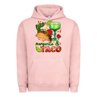 Pigment Salmon margarita and taco Urban Hoodie - AdoDesignShop
