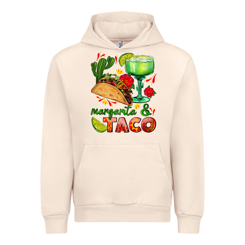 Margarita And Taco Urban Hoodie by AdoDesignShop | Teevron