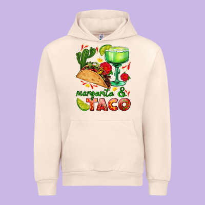 Margarita And Taco Urban Hoodie Designed By Adodesignshop