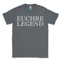 Charcoal Heather euchre tee shirt funny euchre player gift idea euchre legend Classic Tee - longCreatives
