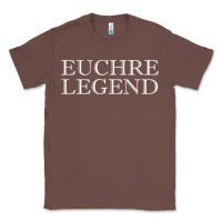 Euchre Tee Shirt Funny Euchre Player Gift Idea Euchre Legend Classic Tee | Teevron