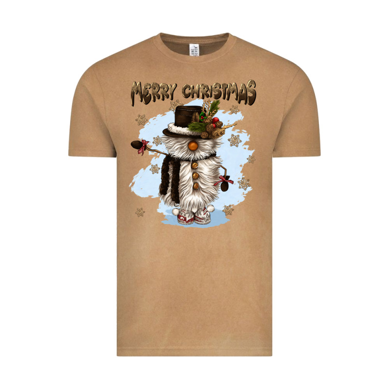 Merry Christmas Snowman Vintage Tee by CowGirlArtShop | Teevron