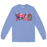 Colony Blue xoxo cow valentine's day Long Sleeve Tee - OliviaCreatesArt