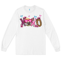 White xoxo cow valentine's day Long Sleeve Tee - OliviaCreatesArt
