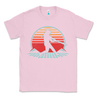 Bubblegum Pink Softball Retro Vintage 80s Style Player Gift Classic Tee - longCreatives