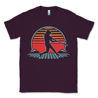 Plum Softball Retro Vintage 80s Style Player Gift Classic Tee - longCreatives