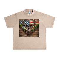 French Oak usa deer hunting Urban Heavy Tee - CowGirlArtShop