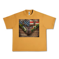Peanut Butter usa deer hunting Urban Heavy Tee - CowGirlArtShop