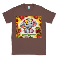 Chestnut sweet summer cute elephant Classic Tee - TumblerDesignByShophia