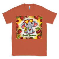 Copper sweet summer cute elephant Classic Tee - TumblerDesignByShophia