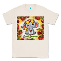 Natural sweet summer cute elephant Classic Tee - TumblerDesignByShophia