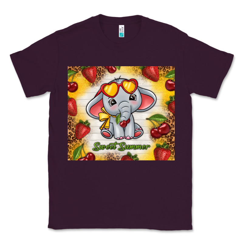Sweet Summer Cute Elephant Classic Tee by TumblerDesignByShophia | Teevron
