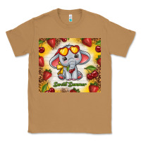 Toasted Coconut sweet summer cute elephant Classic Tee - TumblerDesignByShophia
