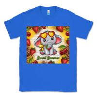 True Royal sweet summer cute elephant Classic Tee - TumblerDesignByShophia